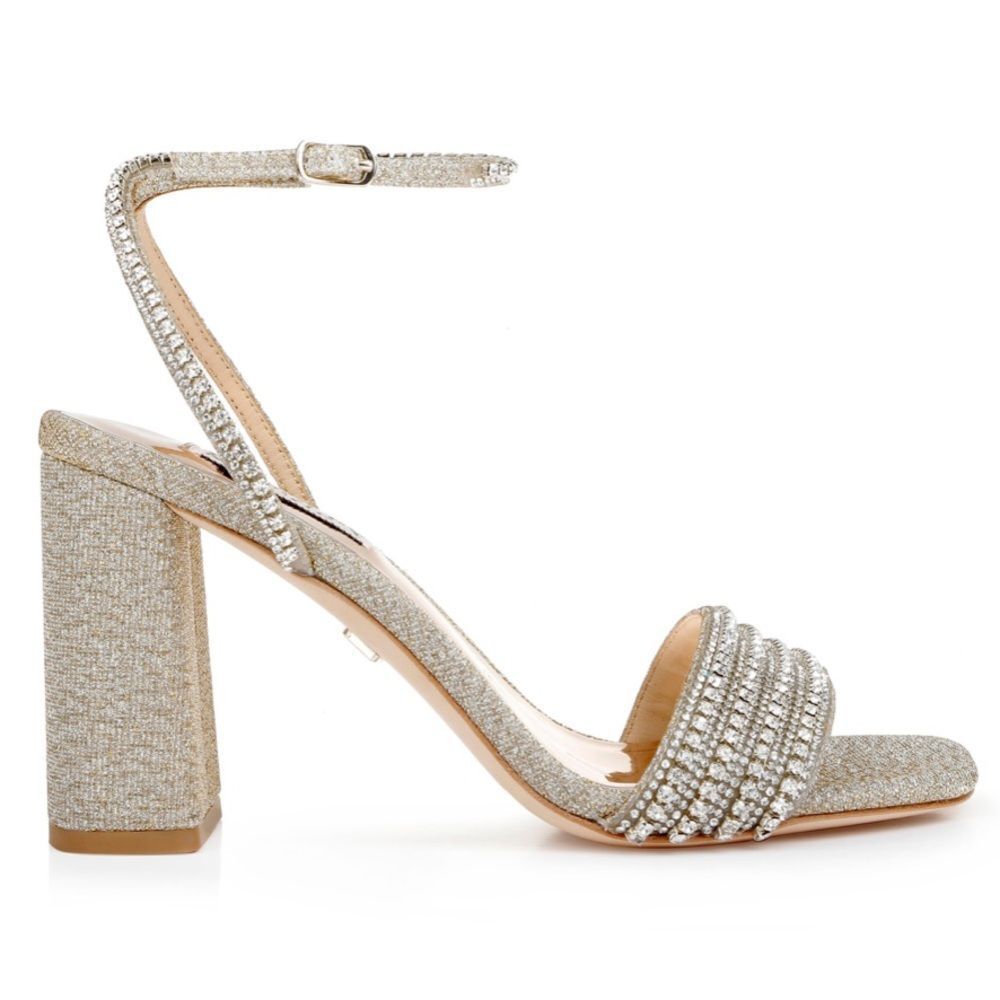 Badgley Mischka Becca Strappy Block Heel - Picture 6 of 9